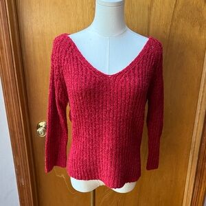 Anne Klein V-Neck Sweater. Size M